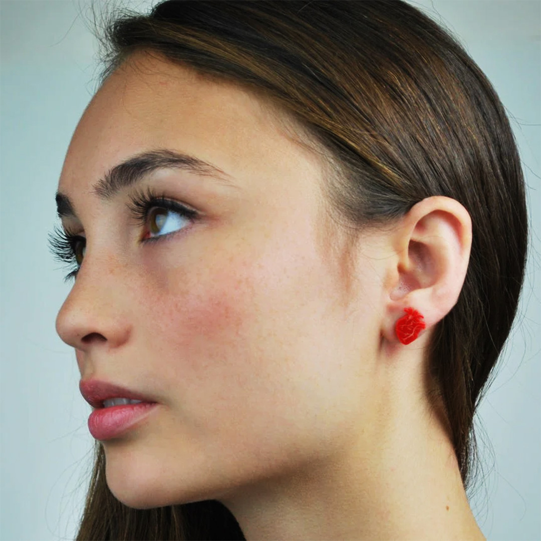 Don't Miss A Beat Anatomical Heart Earrings
