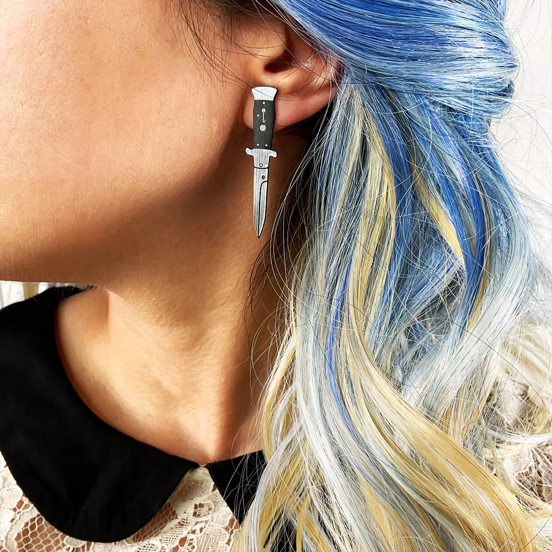 A Knife Less Ordinary Earrings